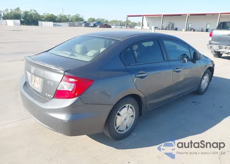 2012 Honda Civic Hf z USA, uszkodzony, nr VIN 2HGFB2F61CH553169